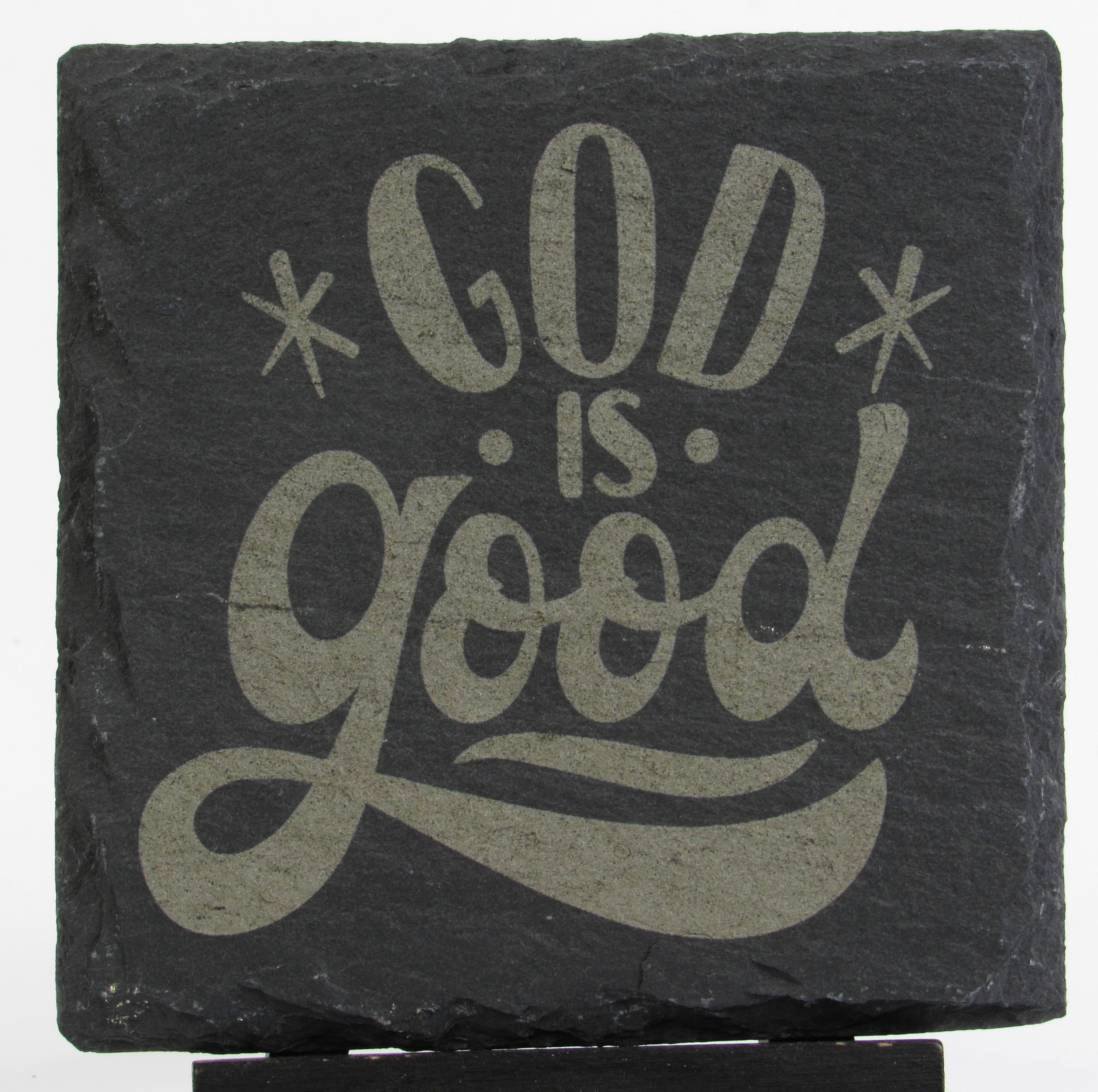 Slate Coaster - God is Good