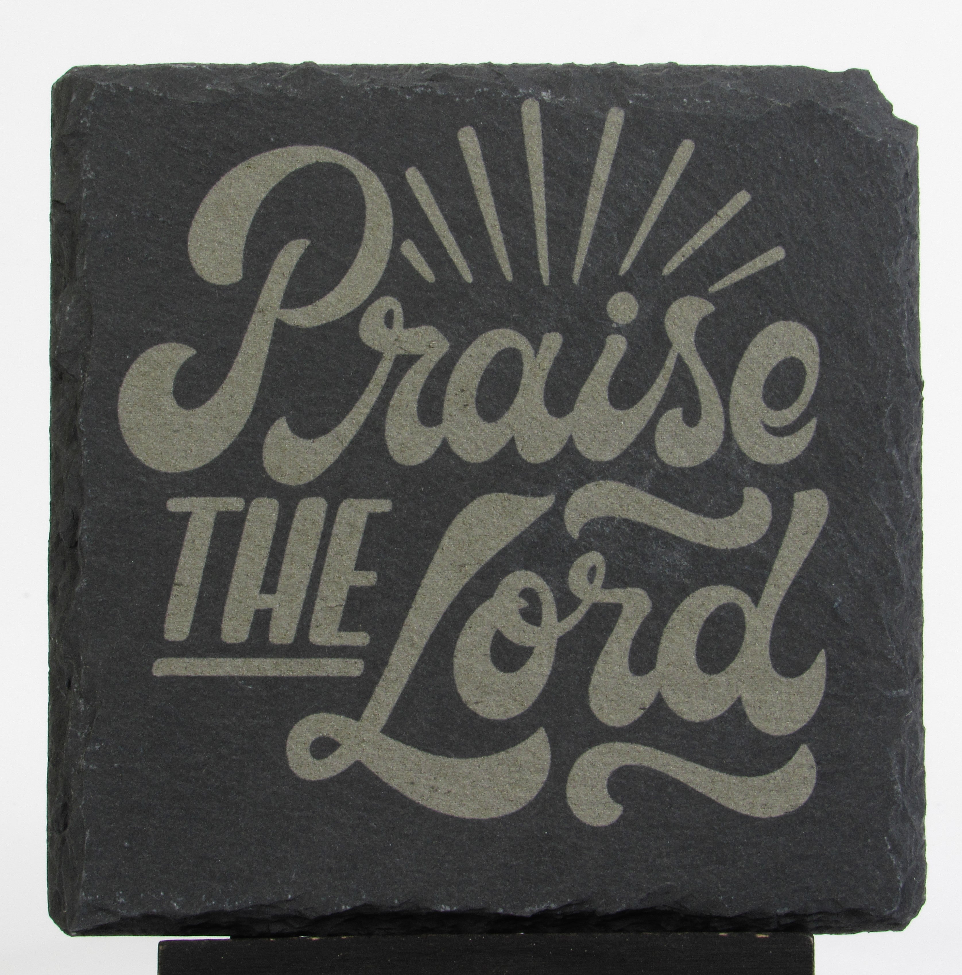 Slate Coaster - Praise the Lord