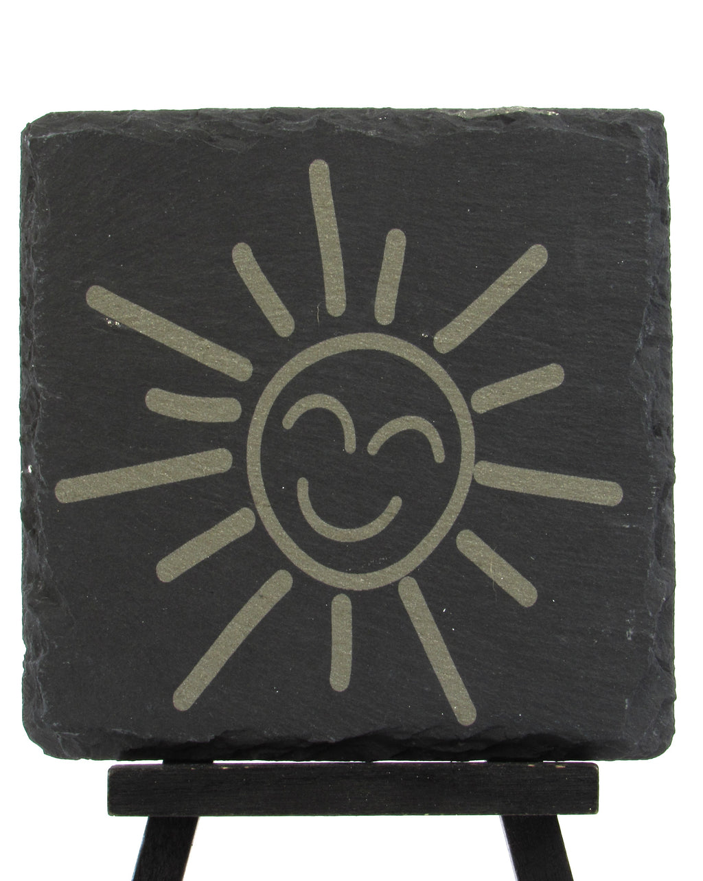 Slate Coaster - Happy Sunshine